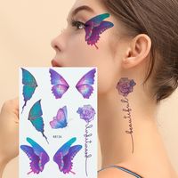 Butterfly Craft Paper Tattoos & Body Art 1 Piece main image 2