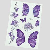 Butterfly Craft Paper Tattoos & Body Art 1 Piece sku image 1