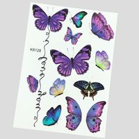 Butterfly Craft Paper Tattoos & Body Art 1 Piece sku image 4
