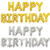 Classic Style Letter Aluminum Film Birthday Balloons main image 1