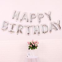 Classic Style Letter Aluminum Film Birthday Balloons main image 2