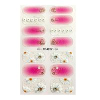 Cute Retro Solid Color Ocean Flower PET Nail Decoration Accessories 1 Piece sku image 12