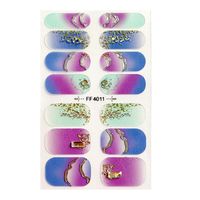 Cute Retro Solid Color Ocean Flower PET Nail Decoration Accessories 1 Piece sku image 11