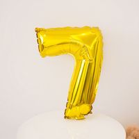 Simple Style Number Aluminum Film Party Festival Balloons sku image 8