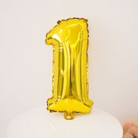 Simple Style Number Aluminum Film Party Festival Balloons sku image 2