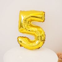 Simple Style Number Aluminum Film Party Festival Balloons sku image 6