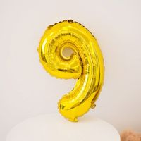 Simple Style Number Aluminum Film Party Festival Balloons sku image 10