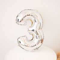 Simple Style Number Aluminum Film Party Festival Balloons sku image 14