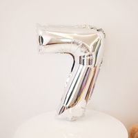 Simple Style Number Aluminum Film Party Festival Balloons sku image 18