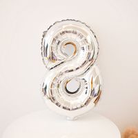 Simple Style Number Aluminum Film Party Festival Balloons sku image 19