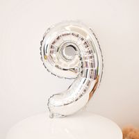 Simple Style Number Aluminum Film Party Festival Balloons sku image 20