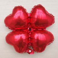 Simple Style Four Leaf Clover Aluminum Film Party Festival Balloons sku image 3