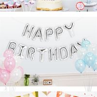 Simple Style Letter Aluminum Film Party Festival Balloons main image 3