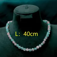 IG Style Y2K Simple Style Round Glass Copper Women's Necklace main image 2