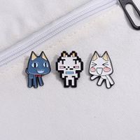 Cartoon Style Cute Cowboy Style Animal Cat Alloy Stamping Stoving Varnish Plating Unisex Brooches main image 9