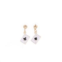 1 Pair Simple Style Letter Alloy Ear Studs main image 3