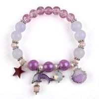 Wholesale Jewelry Simple Style Classic Style Dolphin Artificial Gemstones Artificial Crystal Beaded Bracelets main image 2