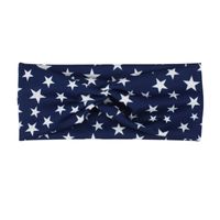 Women's Simple Style Classic Style Leaf Cloth Printing Hair Band sku image 1