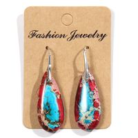 1 Pair Bohemian Geometric Stone Drop Earrings sku image 6