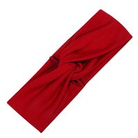 Frau Einfacher Stil Klassischer Stil Einfarbig Tuch Schleife Haarband sku image 4