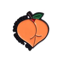 Cartoon Style Cute Cowboy Style Letter Fruit Alloy Stamping Stoving Varnish Plating Unisex Brooches sku image 2