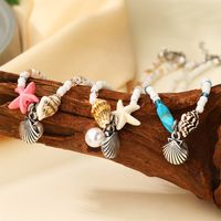 Beach Starfish Conch Seed Bead Beaded Women's Necklace main image 4