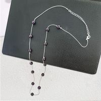 Vintage Style Simple Style Round Arylic Alloy Pearl Women's Necklace main image 8