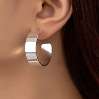 1 Pair IG Style Modern Style Classic Style C Shape Alloy Ear Studs main image 6