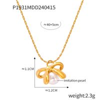 304 Stainless Steel 18K Gold Plated Casual Simple Style Plating Inlay Pentagram Round Square Rhinestones Glass Pendant Necklace main image 10