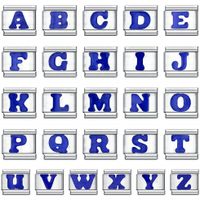 1 Piece 10*9mm 304 Stainless Steel Letter Polished Italian Charms main image 1