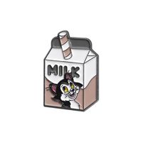 Casual Cute Cartoon Cup Cat Alloy Enamel Plating Unisex Brooches sku image 20
