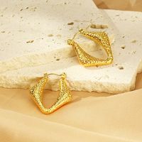1 Pair Simple Style Geometric 304 Stainless Steel 18K Gold Plated Earrings main image 6