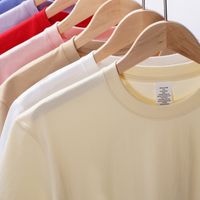 Men's Solid Color Simple Style Round Neck Short Sleeve Regular Fit Men's T-shirt main image 4