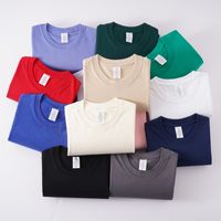 Men's Solid Color Simple Style Round Neck Short Sleeve Regular Fit Men's T-shirt main image 5