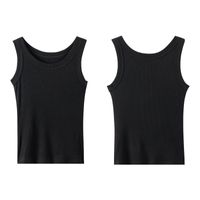 Women's Vest Tank Tops Simple Style Solid Color main image 5