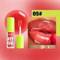 Cute Solid Color Plastic Resin Lip Gloss sku image 5
