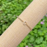 Copper 18K Gold Plated Casual Simple Style Classic Style Plating Inlay Letter Zircon Bracelets sku image 7