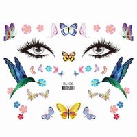 Dame Papillon Animaux Tatouages & Art Corporel 1 Pièce sku image 91