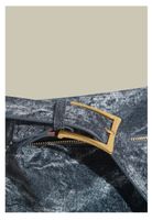 Women's Large Canvas Tie Dye Basic Zipper Tote Bag main image 4