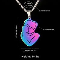 IG Style Modern Style Human 201 Stainless Steel Mother'S Day Unisex Pendant Necklace main image 2