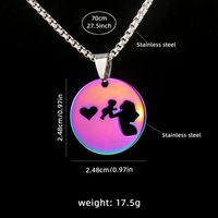 IG Style Modern Style Human 201 Stainless Steel Mother'S Day Unisex Pendant Necklace main image 3