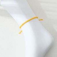 Casual Simple Style Eye Beaded Braid Artificial Crystal Natural Stone Unisex Anklet sku image 11