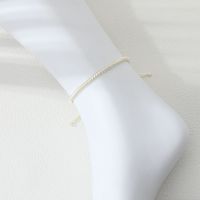 Casual Simple Style Eye Beaded Braid Artificial Crystal Natural Stone Unisex Anklet sku image 6
