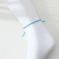 Casual Simple Style Eye Beaded Braid Artificial Crystal Natural Stone Unisex Anklet sku image 5