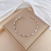 IG Style Simple Style Classic Style Solid Color Titanium Steel Bangle In Bulk main image 5