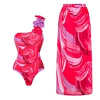 Mujeres Vacaciones Floral Ditsy Juego De 2 Piezas Una Pieza Traje De Baño main image 6