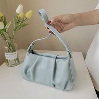 Women's Small Pu Leather Solid Color Streetwear Square Zipper Handbag main image 5