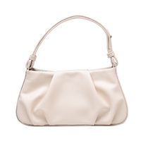 Women's Small Pu Leather Solid Color Streetwear Square Zipper Handbag main image 2