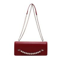 Women's Small Pu Leather Solid Color Streetwear Zipper Crossbody Bag main image 3