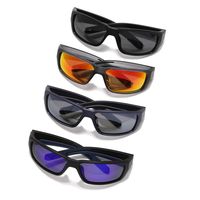 Simple Style Streetwear Geometric Tac Square Full Frame Glasses main image 4